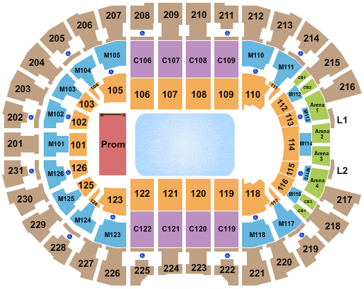 Seating Chart For The Q In Cleveland Ohio